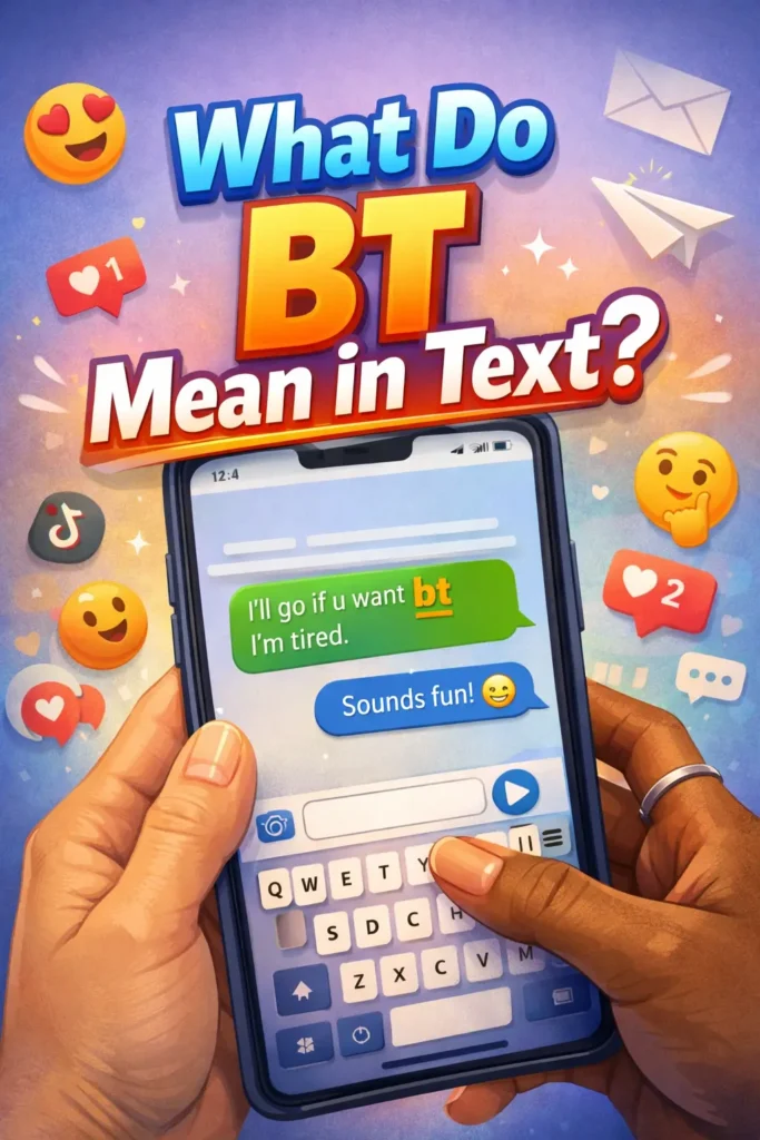 What Do BT Mean in Text