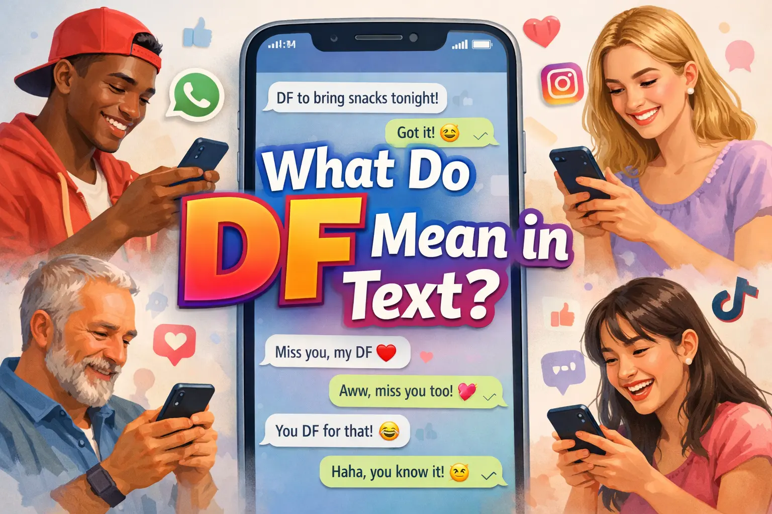 What Do DF Mean in Text