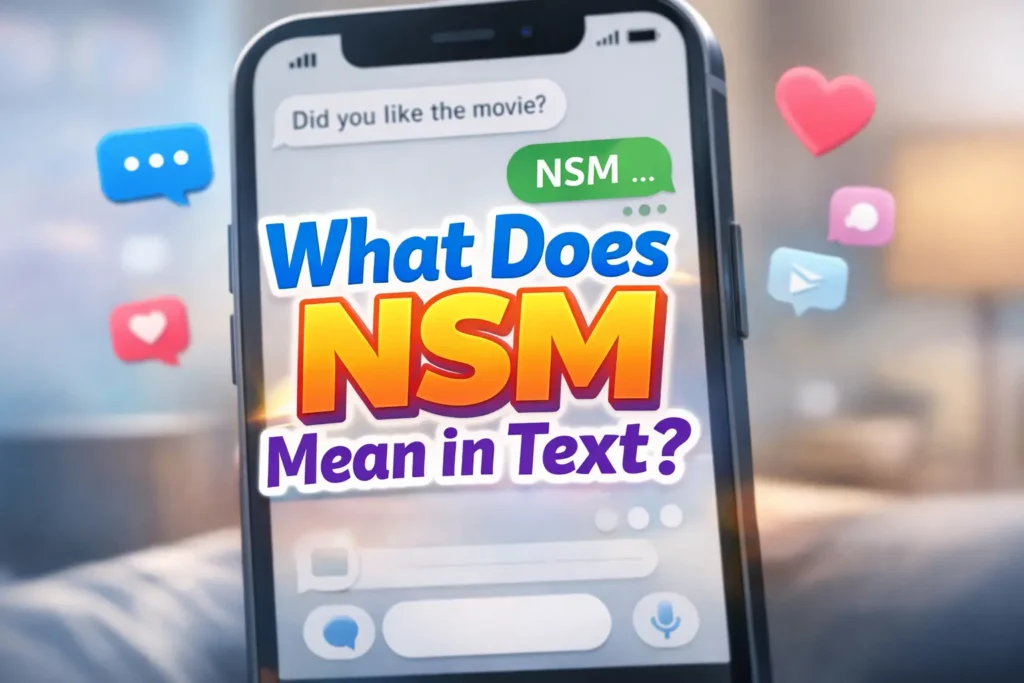 What Does NSM Mean in Text