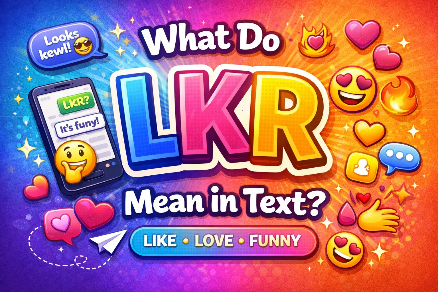 What Do LKR Mean in Text