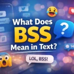 What Does BSS Mean in Text