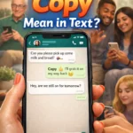 What Does Copy Mean in Text
