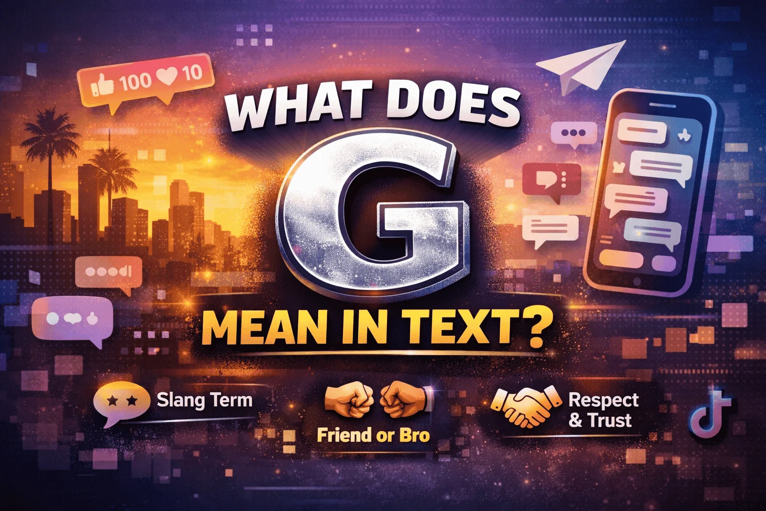 What Does G Mean in Text