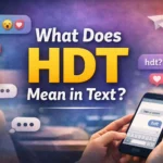 What Does HDT Mean in Text