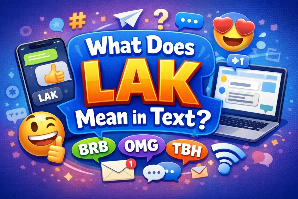 What Does LAK Mean in Text