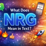 What Does NRG Mean in Text