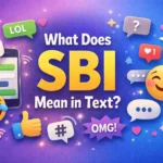 What Does SBI Mean in Text
