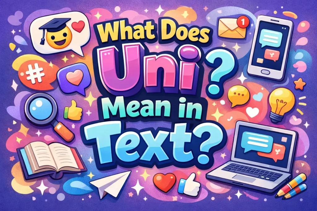 What Does Uni Mean in Text