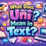 What Does Uni Mean in Text