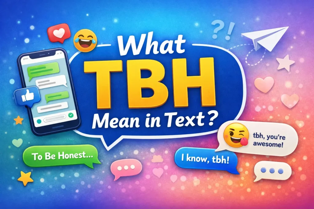 What TBH Mean in Text