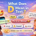 What Does D Mean in Text