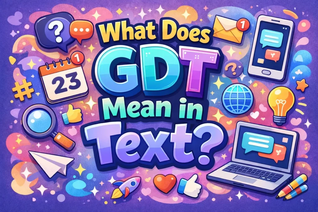 What Does GDT Mean in Text