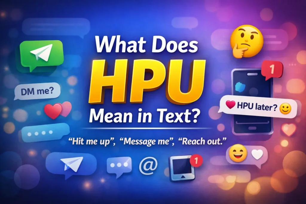 What Does HPU Mean in Text