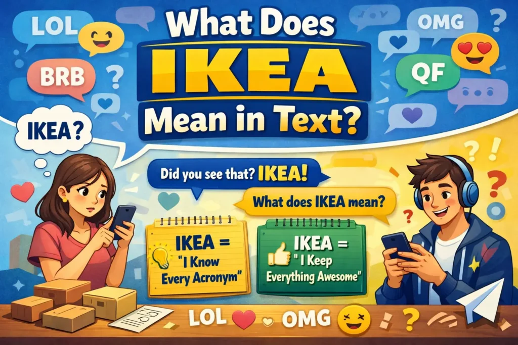What Does IKEA Mean in Text