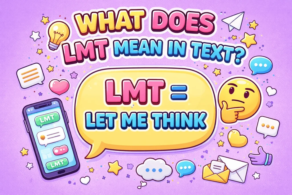 What Does LMT Mean in Text