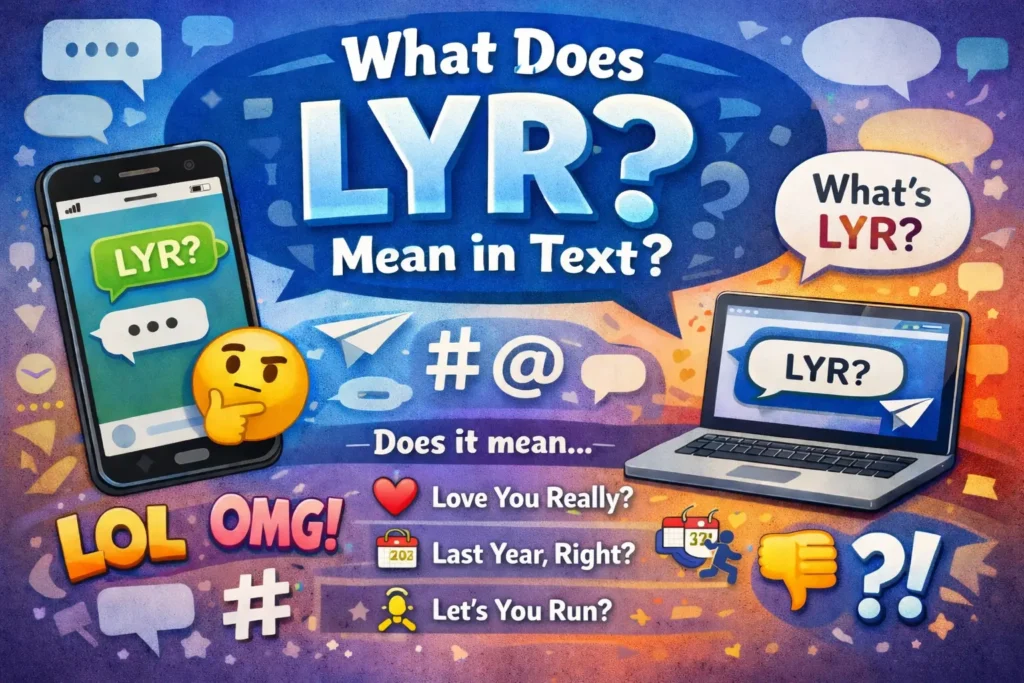 What Does LYR Mean in Text