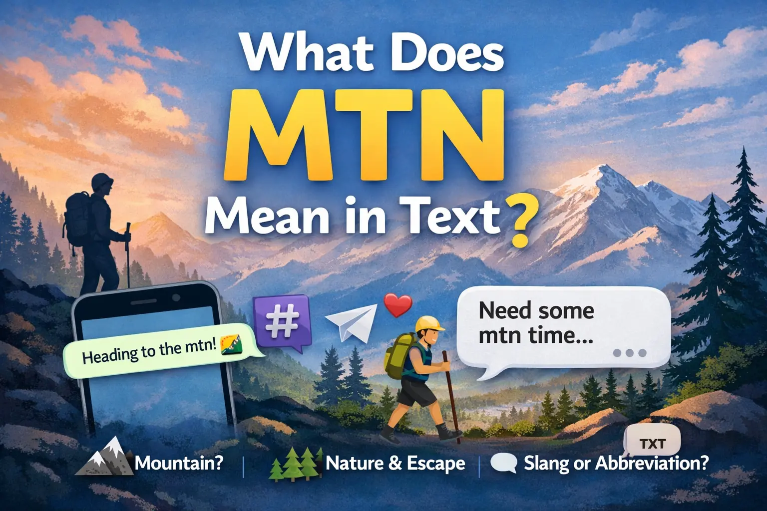 What Does MTN Mean in Text