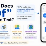 What Does “Of” Mean in Text