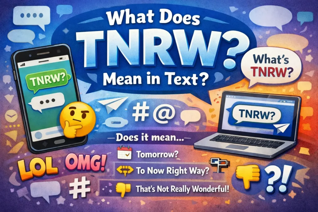 What Does TNRW Mean in Text