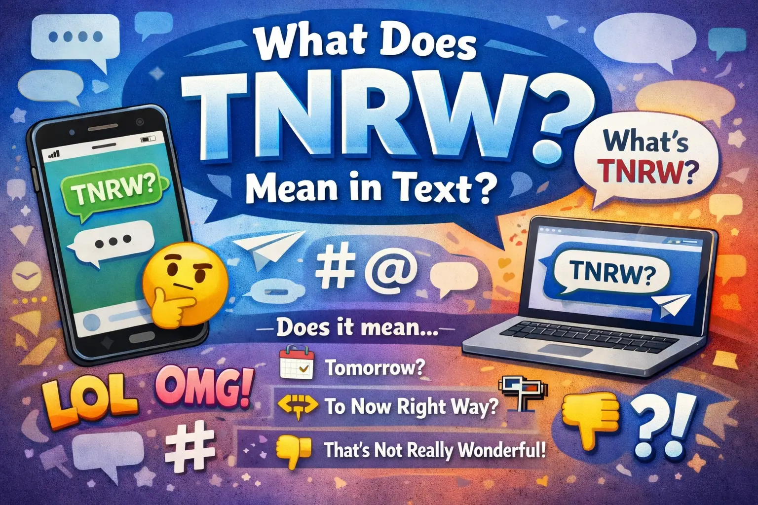 What Does TNRW Mean in Text