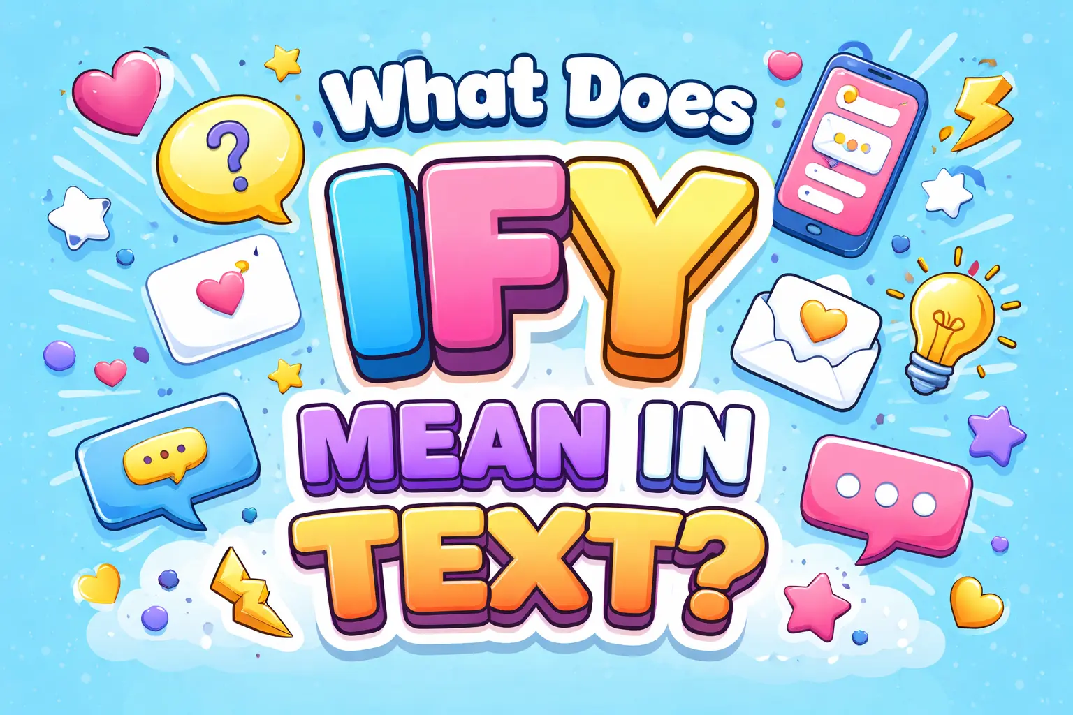 What Dose IFY Mean in Text