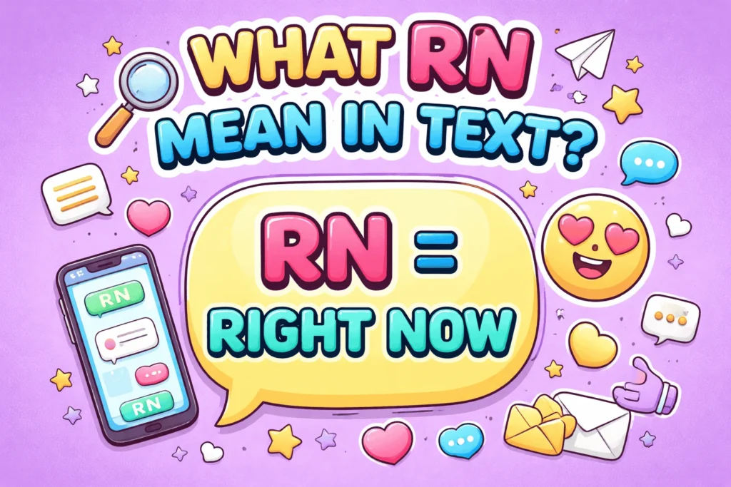 What RN Mean in Text