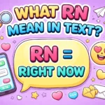 What RN Mean in Text