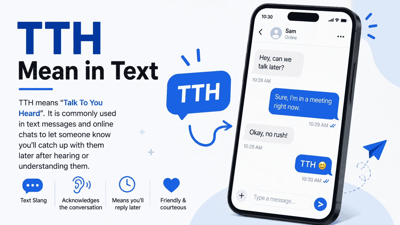 TTH Mean in Text