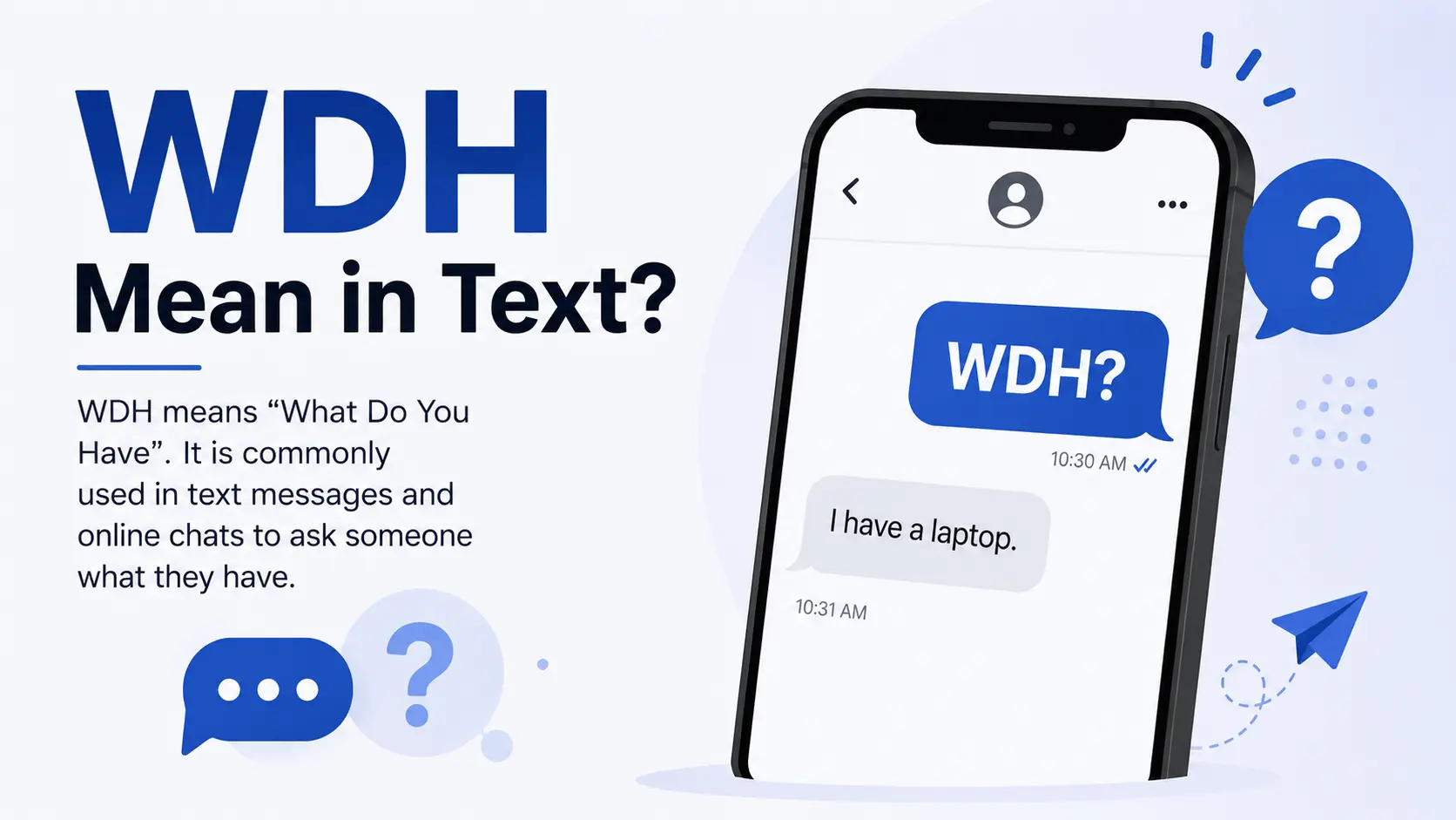 WDH Mean in Text