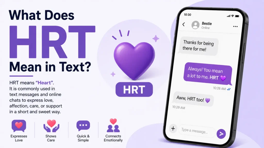 What Does HRT Mean in Text