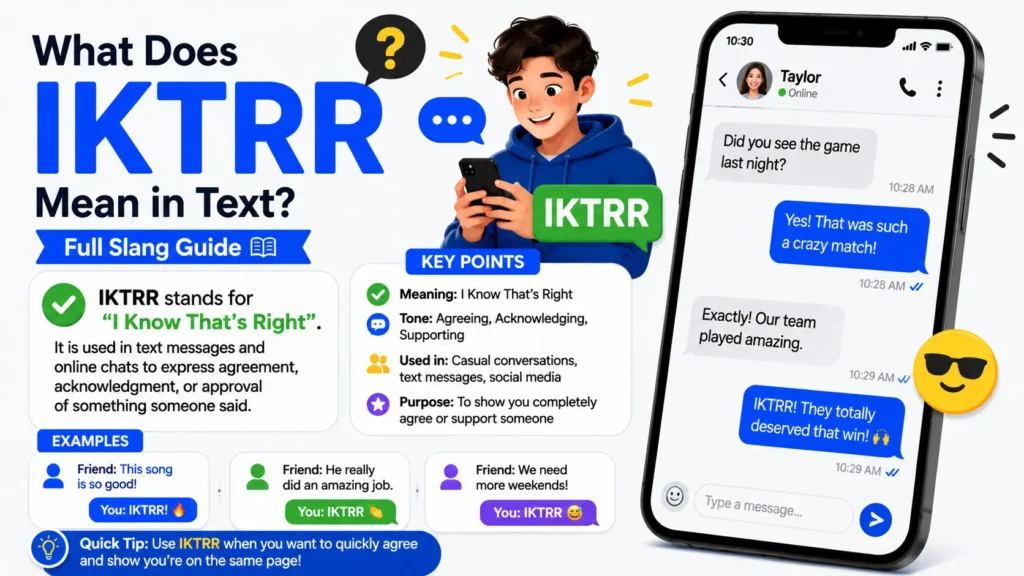 What Does IKTRR Mean in Text