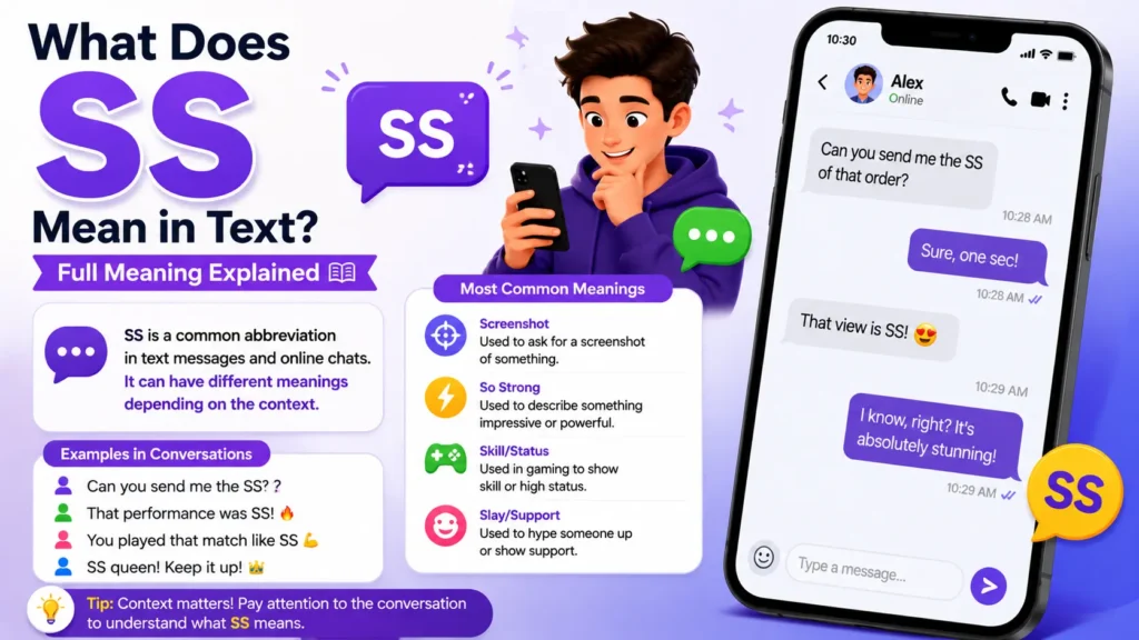 What Does SS Mean in Text