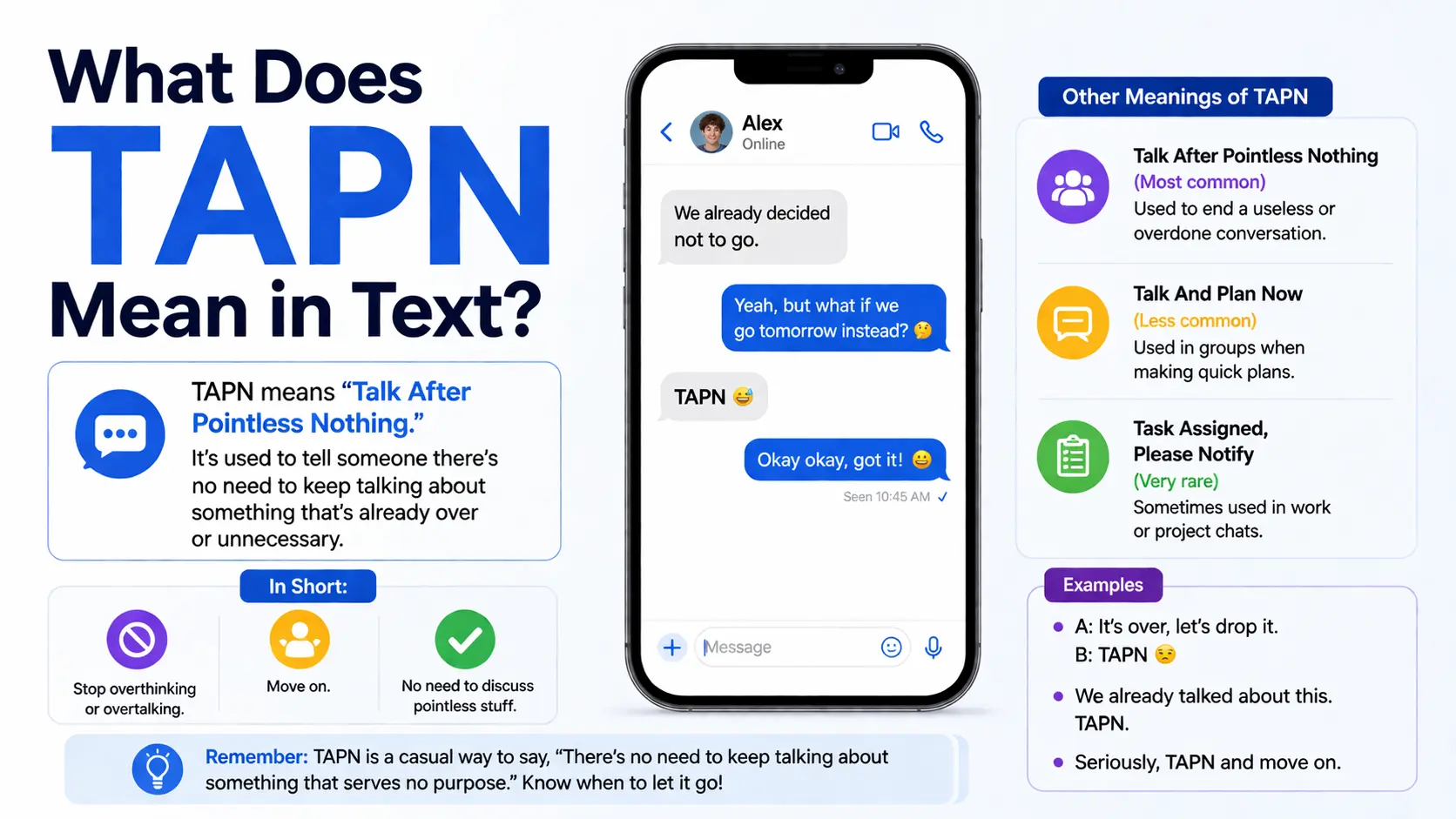 What Does TAPN Mean in Text