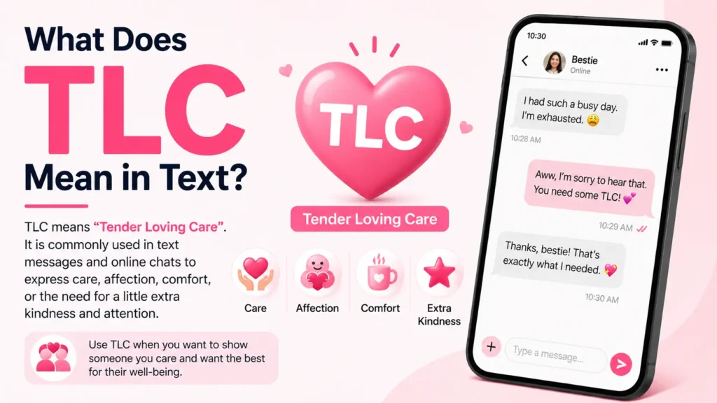 What Does TLC Mean in Text