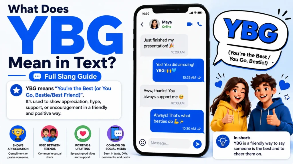 What Does YBG Mean in Text