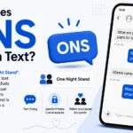What ONS Mean in Text