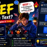 What Does Beef Mean in Text