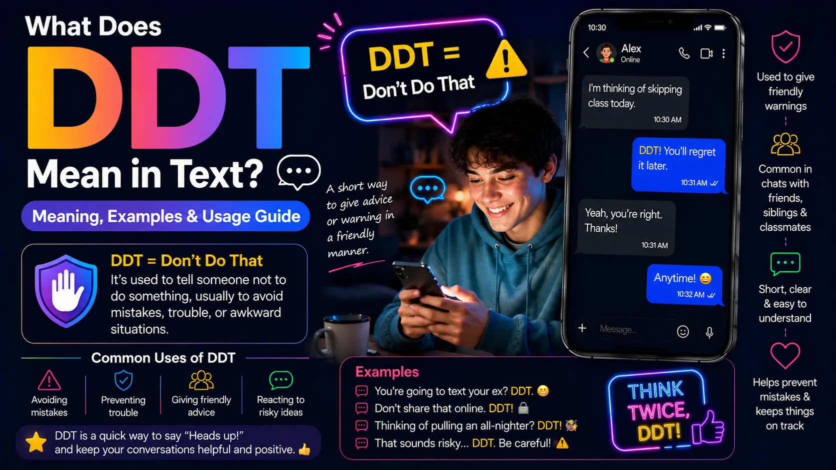 What Does DDT Mean in Text