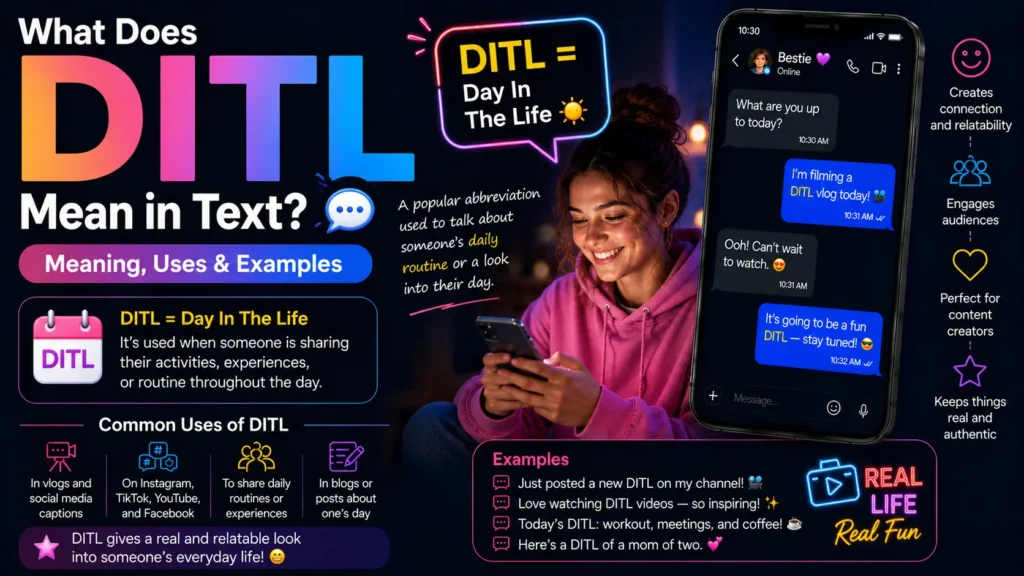 What Does DITL Mean in Text