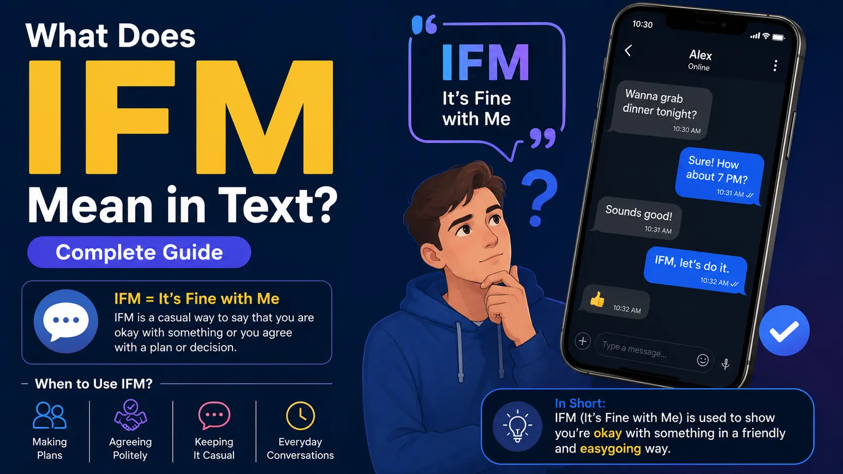 What Does IFM Mean in Text