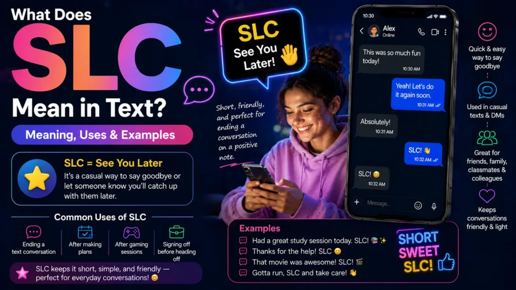 What Does SLC Mean in Text