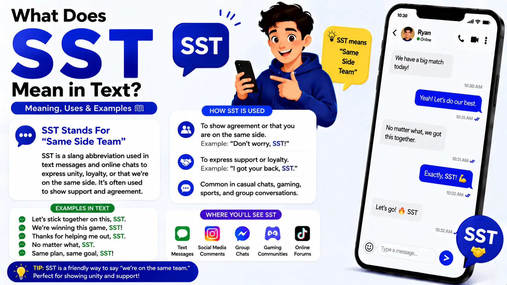 What Does SST Mean in Text