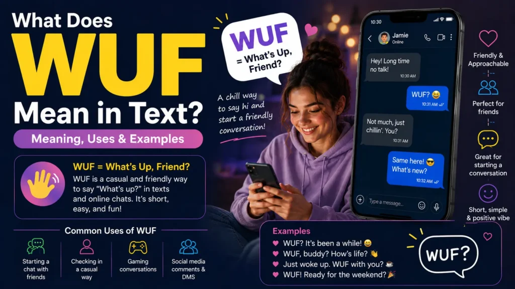 What Does WUF Mean in Text