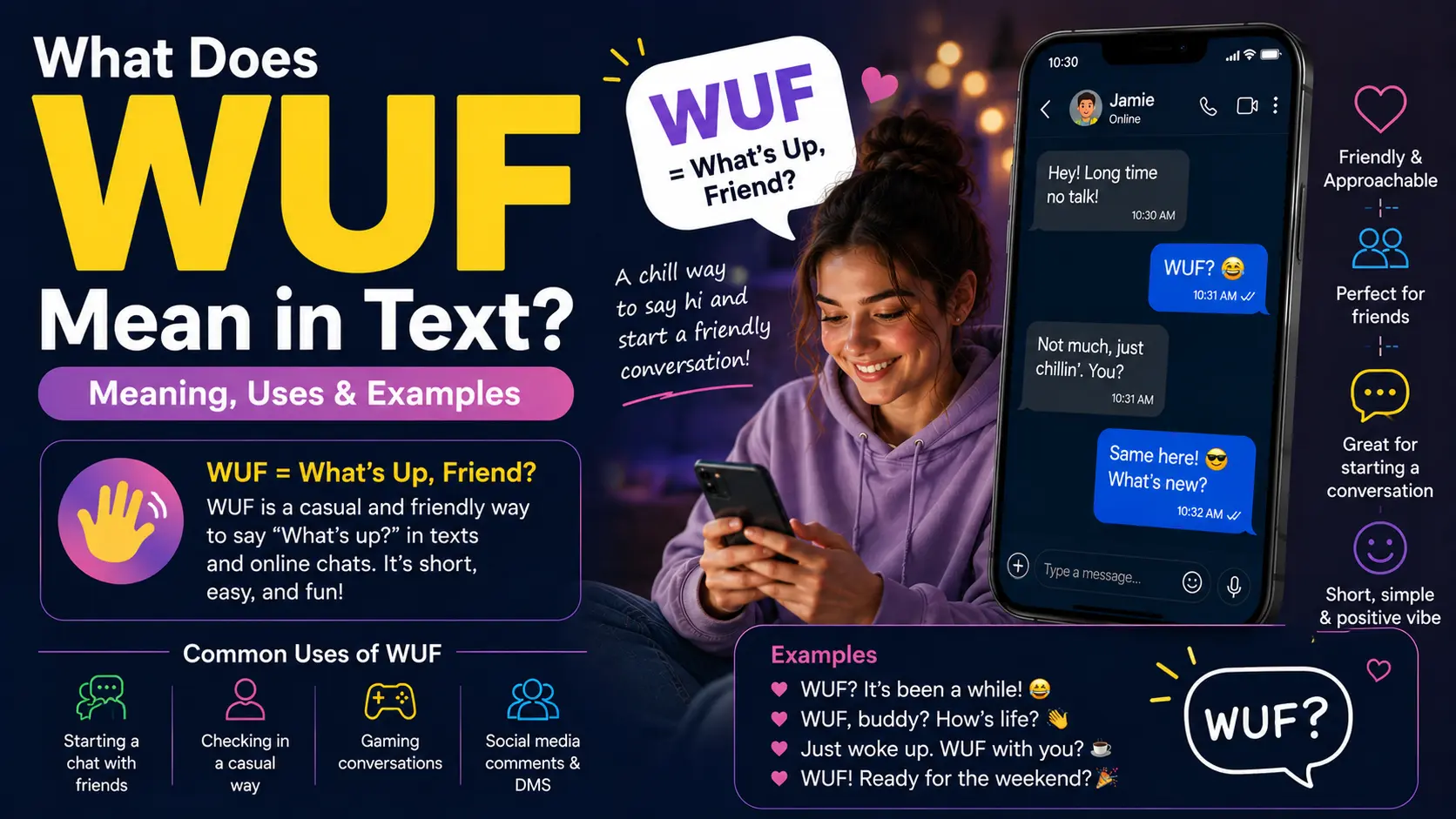 What Does WUF Mean in Text