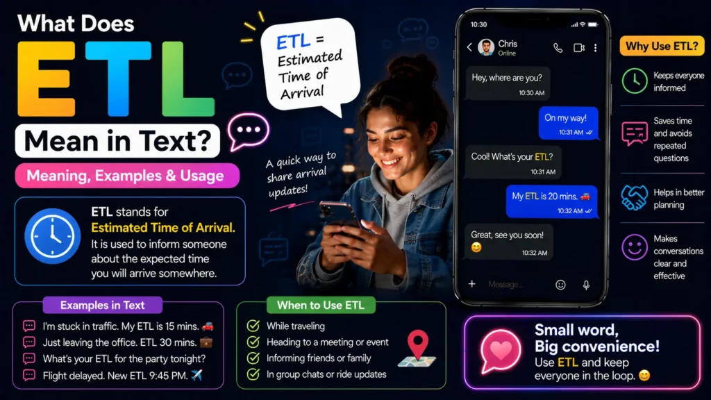 What Does ETL Mean in Text
