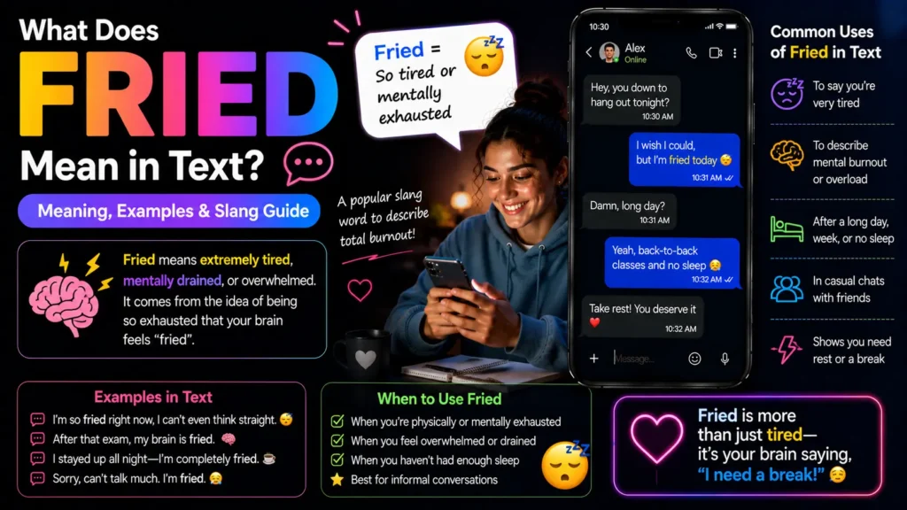 What Does Fried Mean in Text