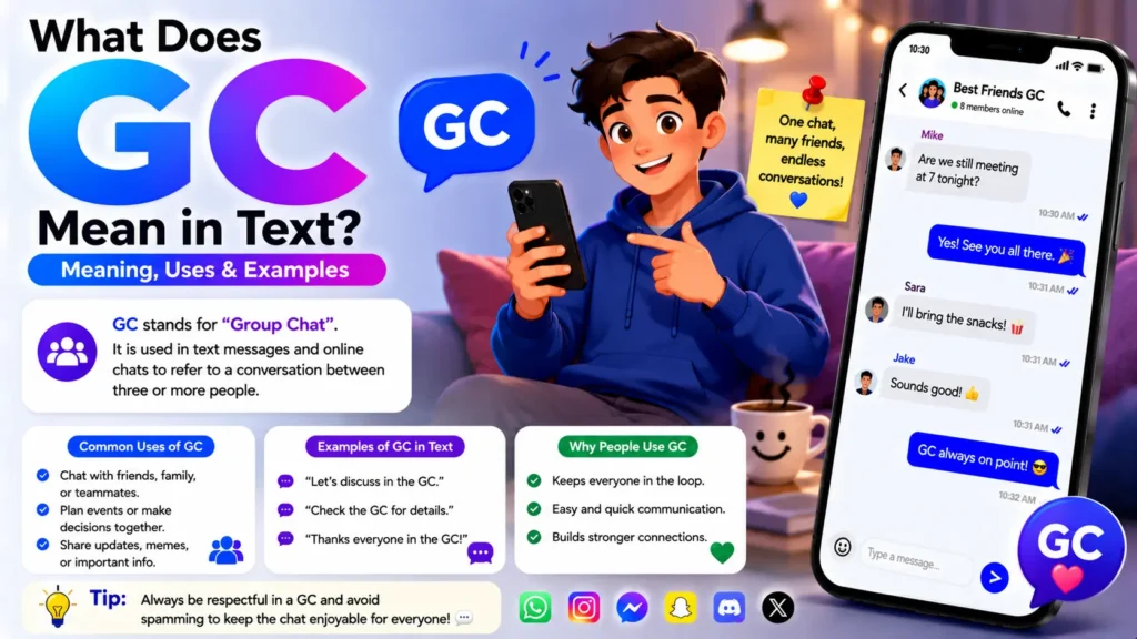 What Does GC Mean in Text