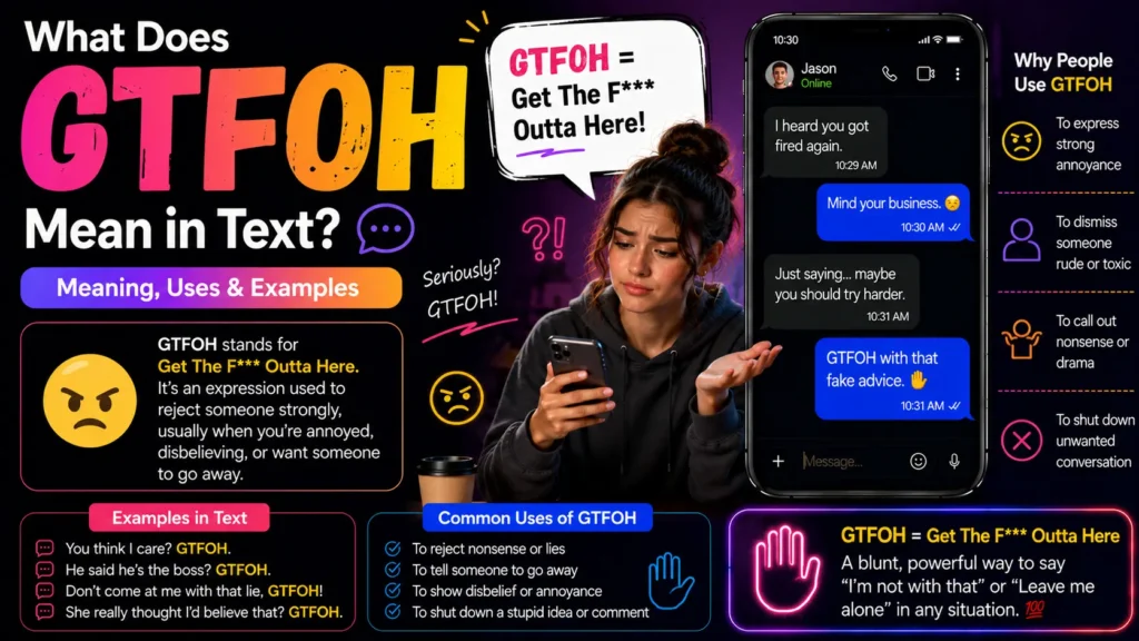 What Does GTFOH Mean in Text