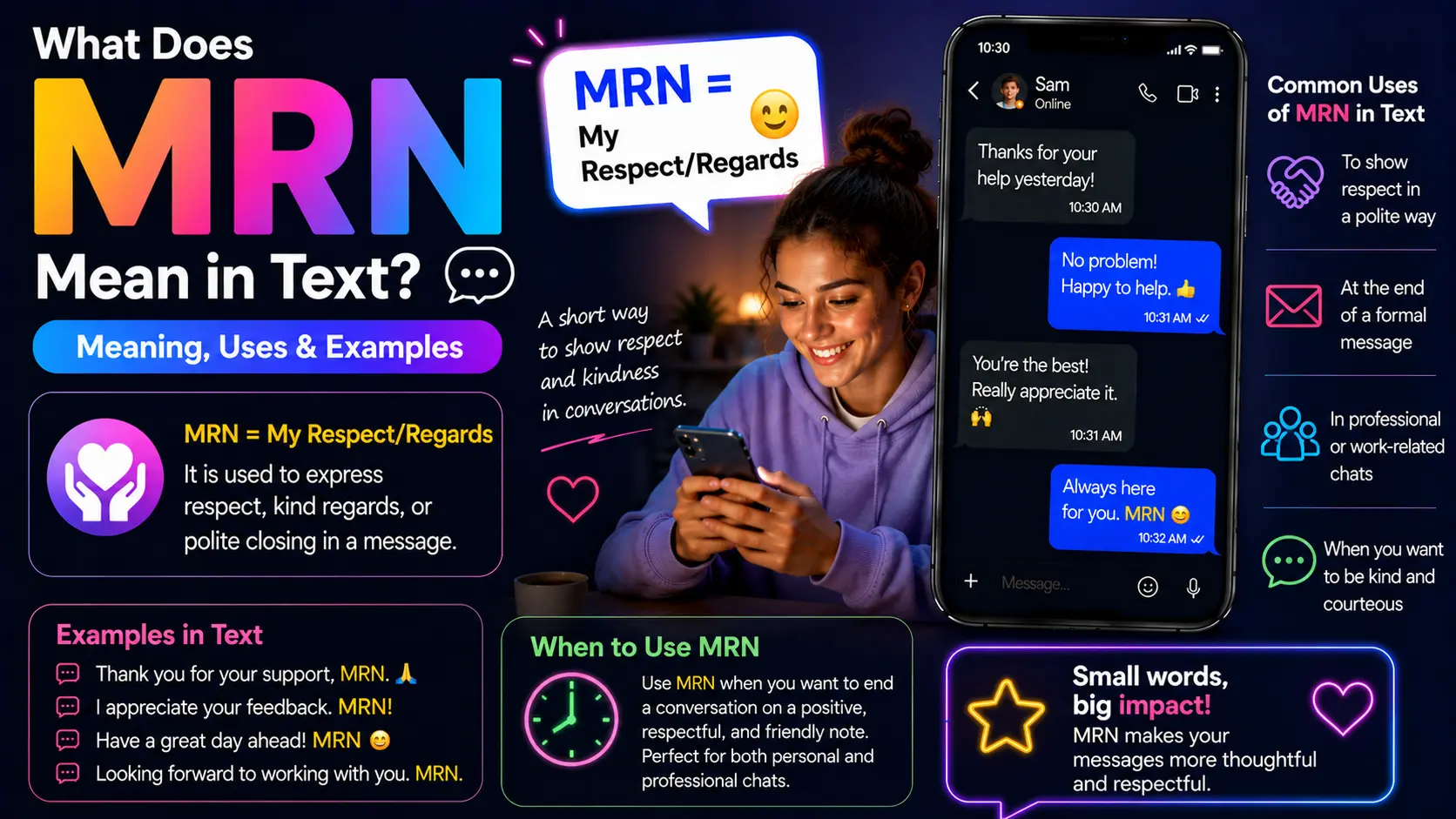 What Does MRN Mean in Text