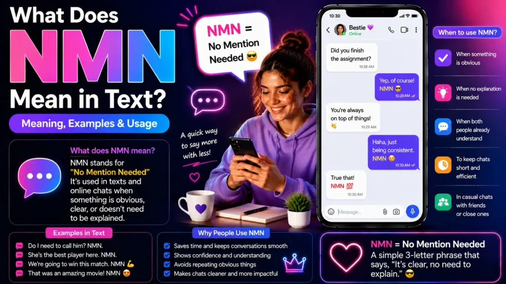 What Does NMN Mean in Text